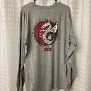 Vans Long Sleeve Dragon Graphic Tee